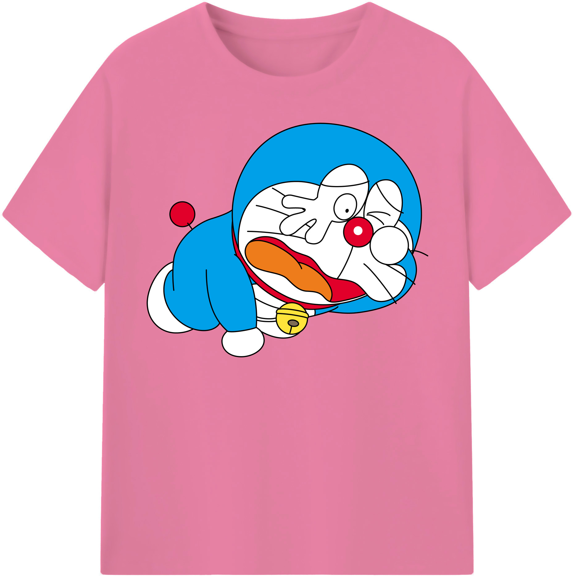 （画像用） ドラえもん Doraemon 綿100％半袖Tシャツ（フロントプリント）